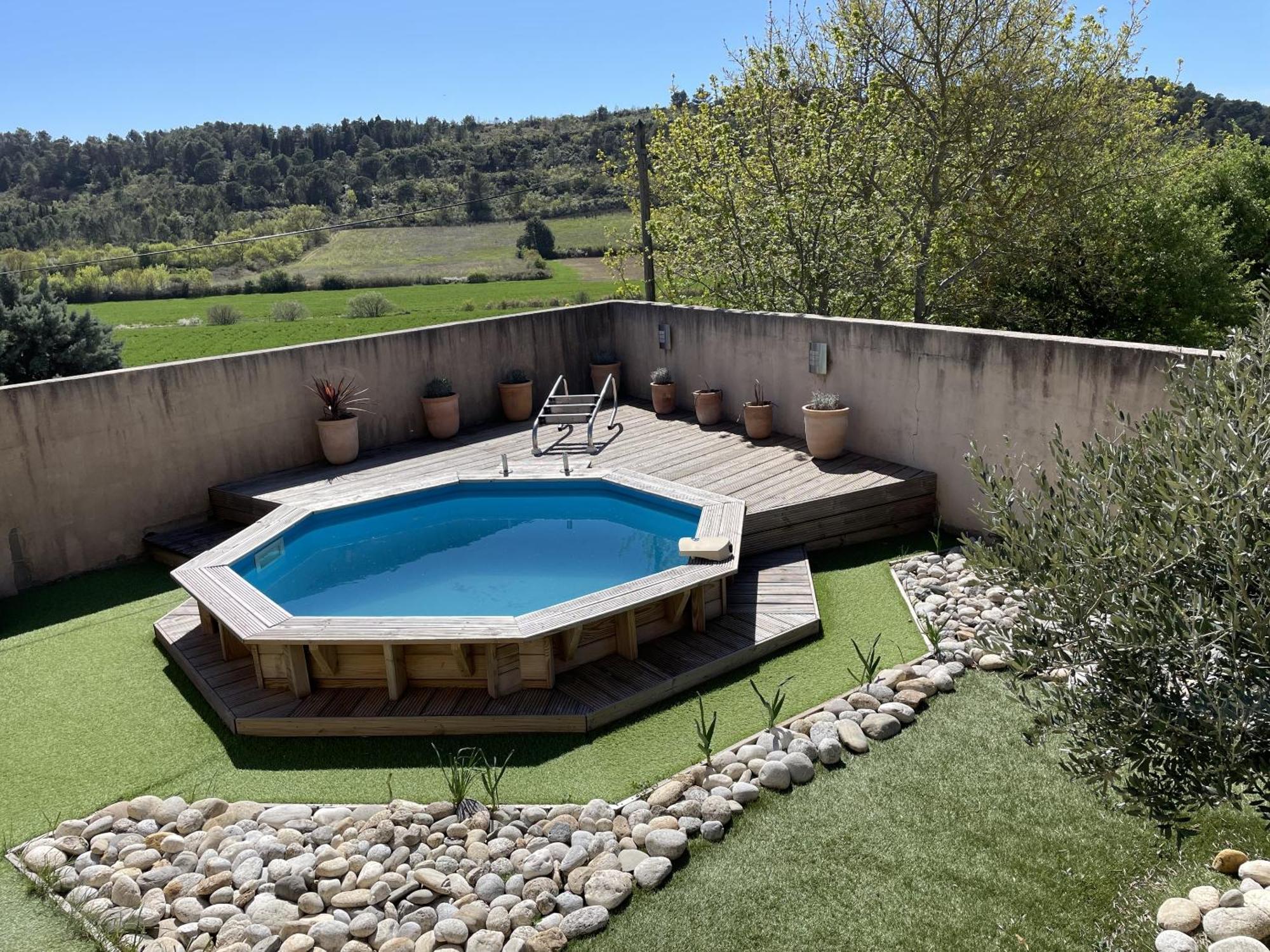 Le Gite De La Bade Villegailhenc Exterior foto